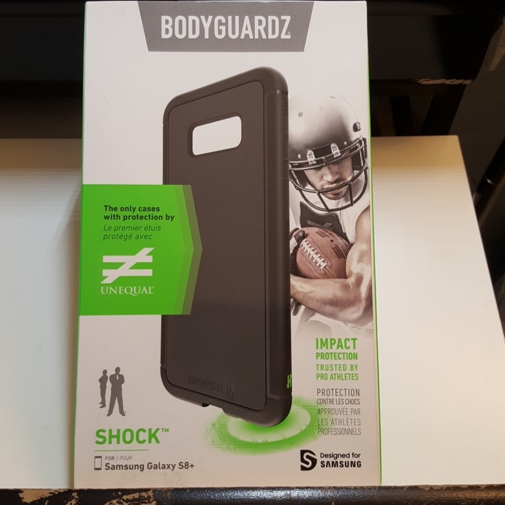 case bodyguardz for samsung galaxy s8+ plus black